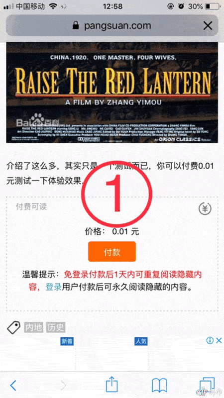 手机端使用效果演示